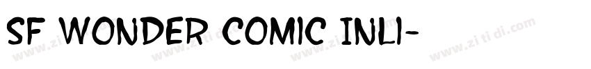 SF Wonder Comic Inli字体转换